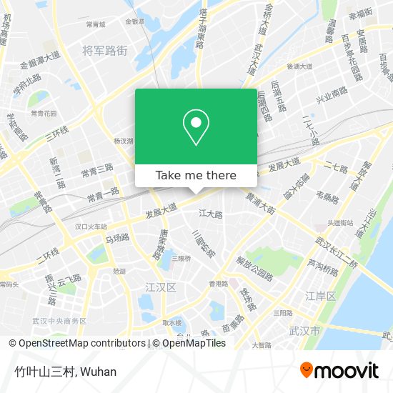 竹叶山三村 map