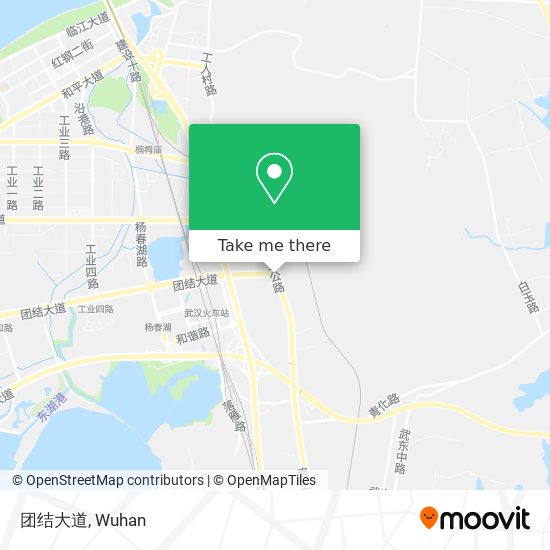团结大道 map