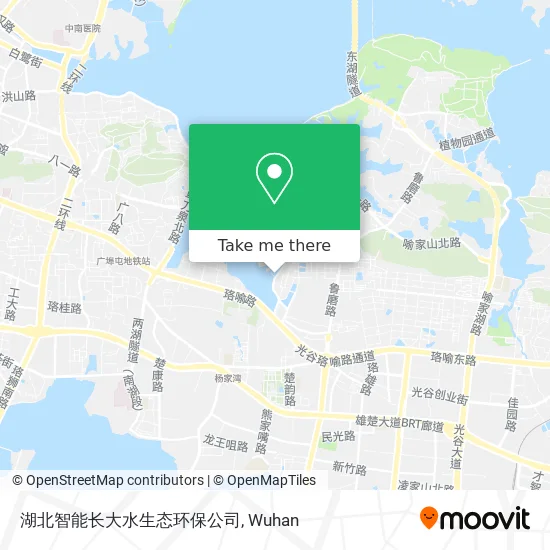 湖北智能长大水生态环保公司 map