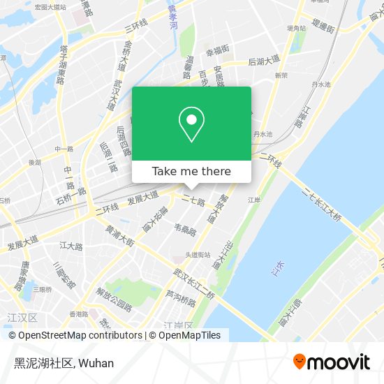 黑泥湖社区 map