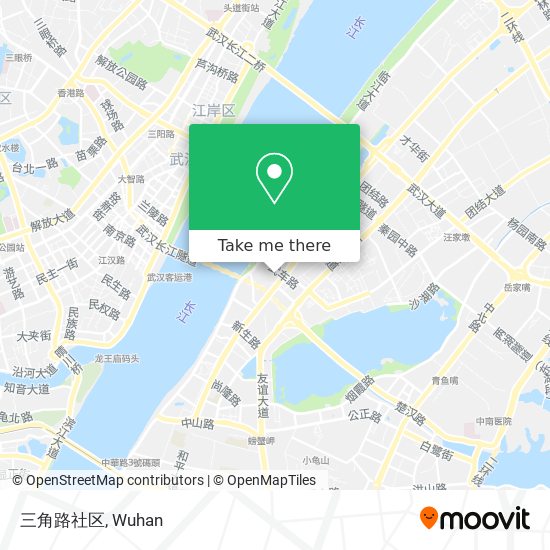 三角路社区 map
