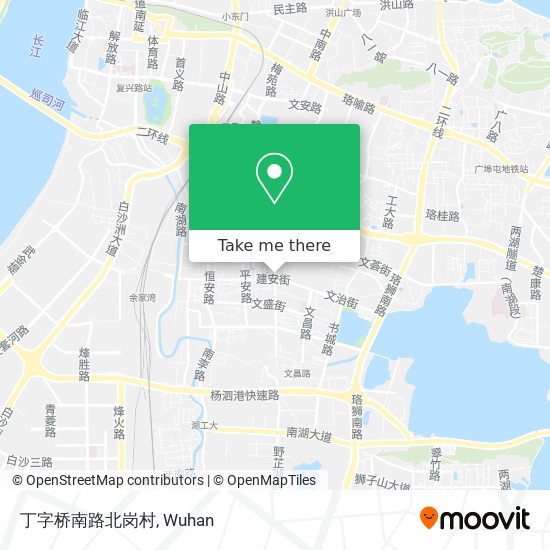 丁字桥南路北岗村 map
