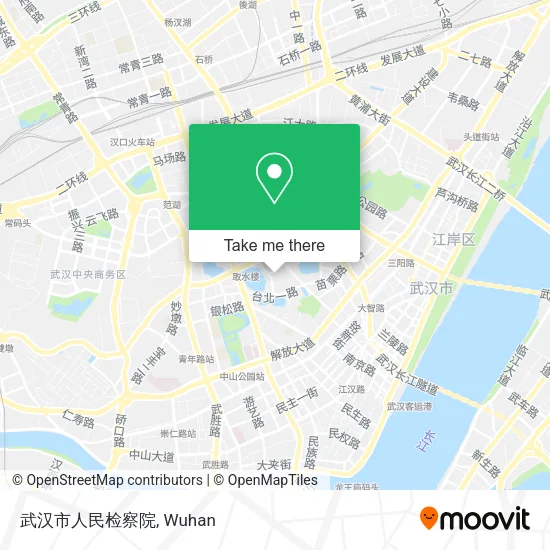 武汉市人民检察院 map