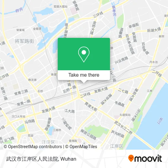 武汉市江岸区人民法院 map