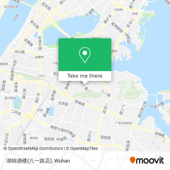 湖锦酒楼(八一路店) map