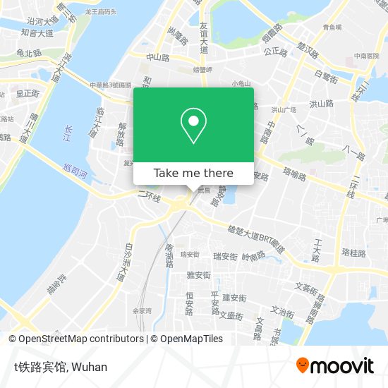 t铁路宾馆 map