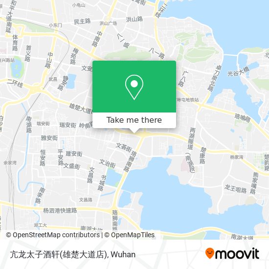 亢龙太子酒轩(雄楚大道店) map