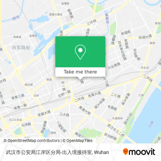 武汉市公安局江岸区分局-出入境接待室 map
