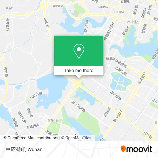 中环湖畔 map