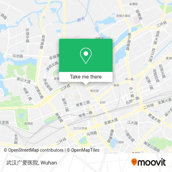 武汉广爱医院 map