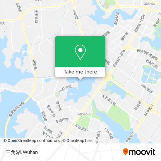 三角湖 map