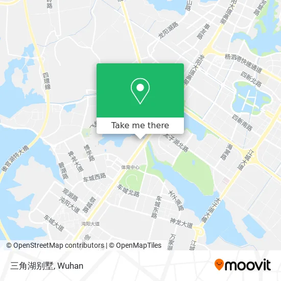 三角湖别墅 map