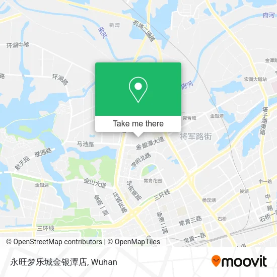永旺梦乐城金银潭店 map
