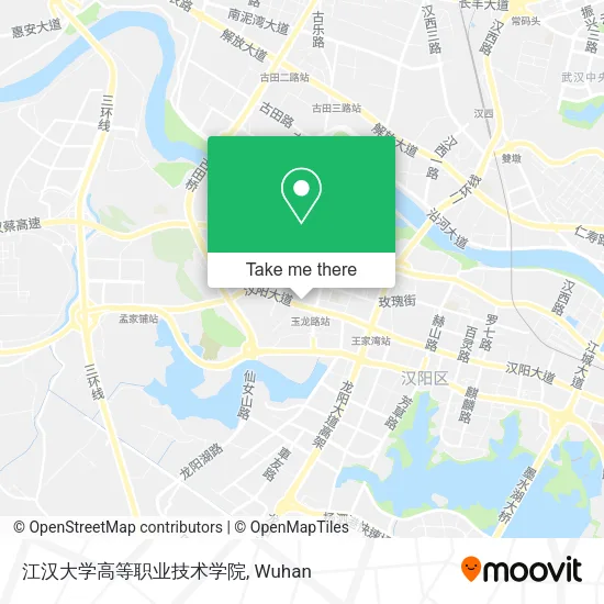 江汉大学高等职业技术学院 map