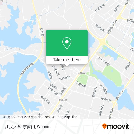 江汉大学-东南门 map