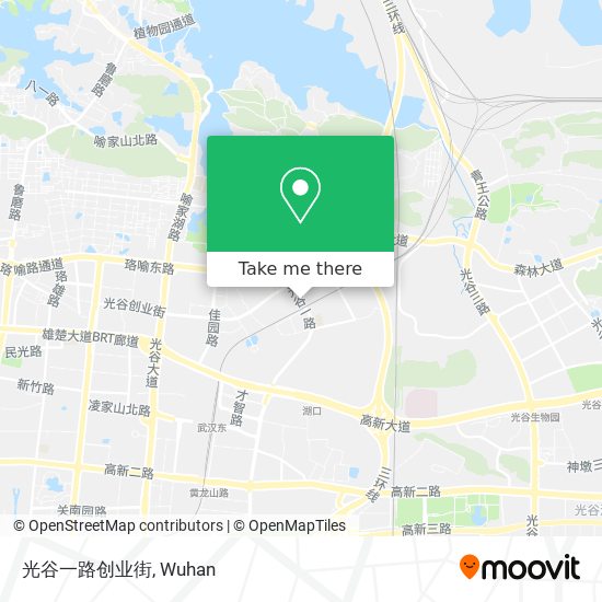 光谷一路创业街 map