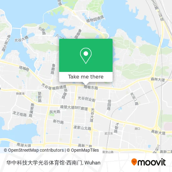 华中科技大学光谷体育馆-西南门 map