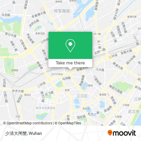 少清大闸蟹 map