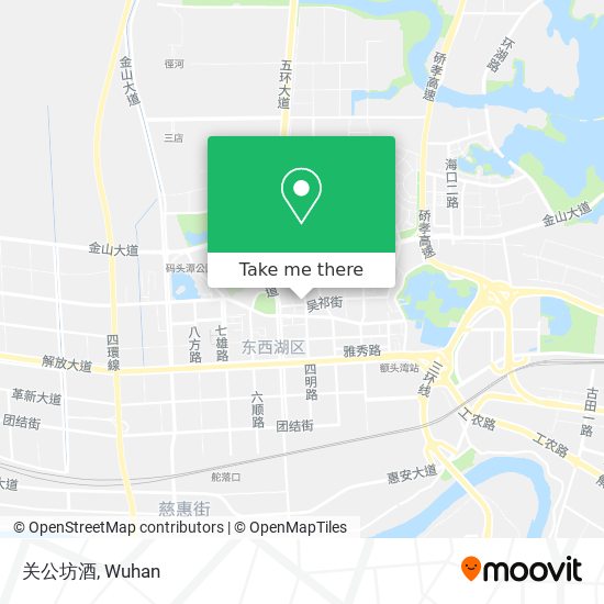 关公坊酒 map