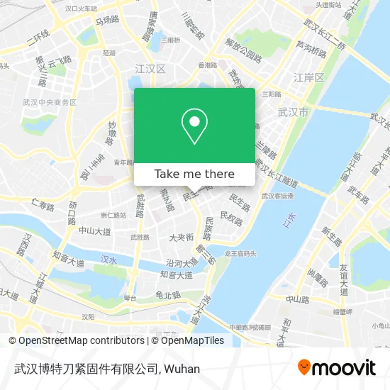 武汉博特刀紧固件有限公司 map