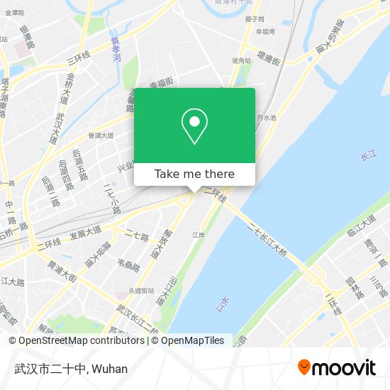武汉市二十中 map