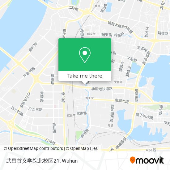 武昌首义学院北校区21 map