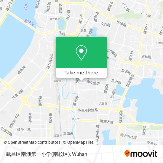 武昌区南湖第一小学(南校区) map