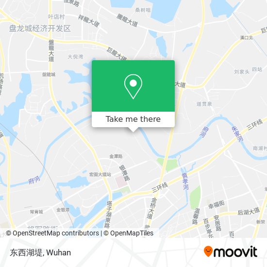 东西湖堤 map