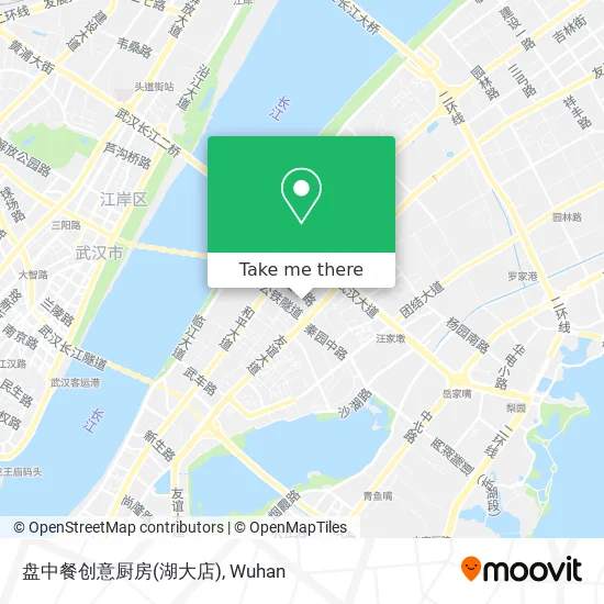 盘中餐创意厨房(湖大店) map