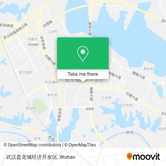 武汉盘龙城经济开发区 map