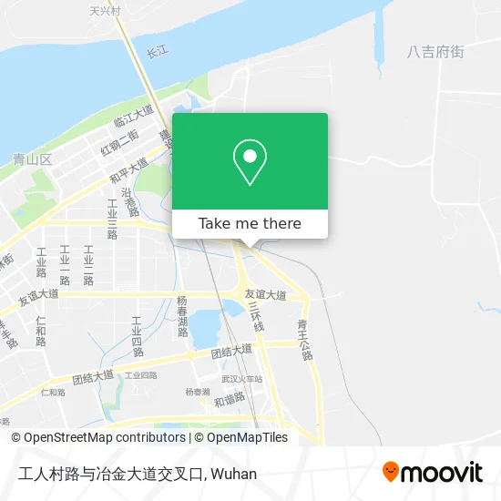工人村路与冶金大道交叉口 map