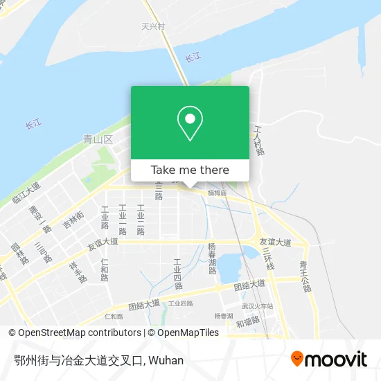 鄂州街与冶金大道交叉口 map