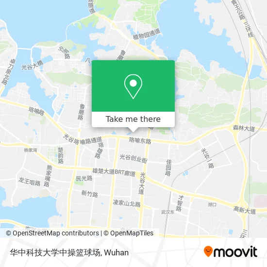 华中科技大学中操篮球场 map
