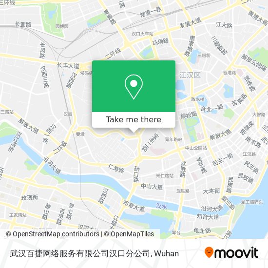 武汉百捷网络服务有限公司汉口分公司 map