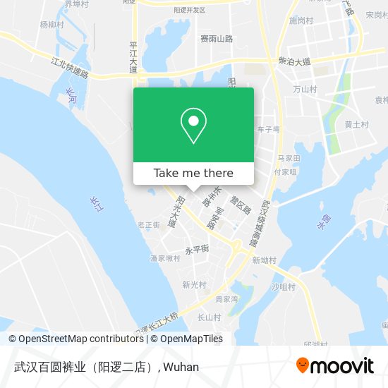 武汉百圆裤业（阳逻二店） map