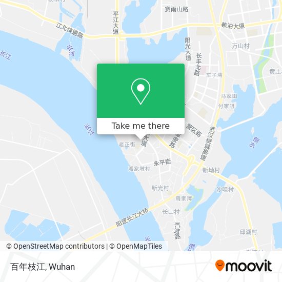 百年枝江 map
