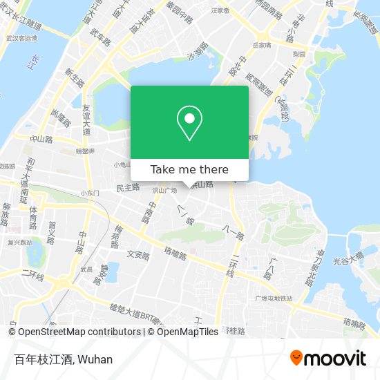 百年枝江酒 map