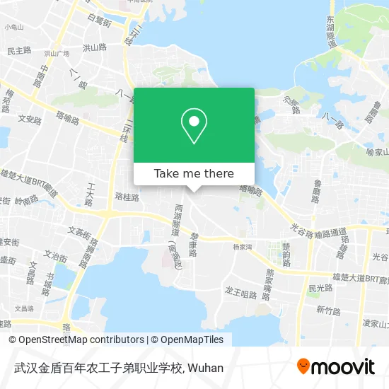 武汉金盾百年农工子弟职业学校 map