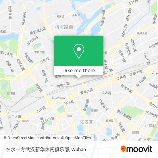 在水一方武汉新华休闲俱乐部 map