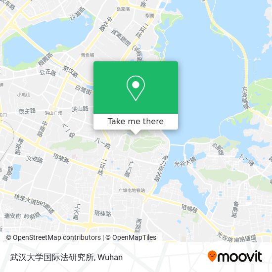 武汉大学国际法研究所 map