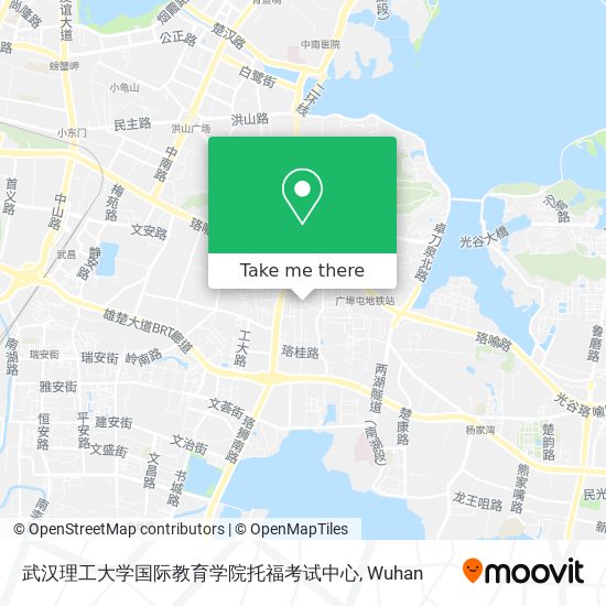 武汉理工大学国际教育学院托福考试中心 map