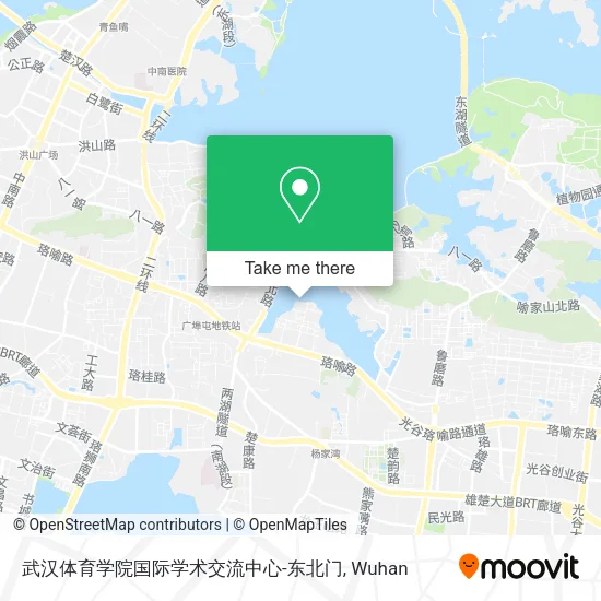 武汉体育学院国际学术交流中心-东北门 map