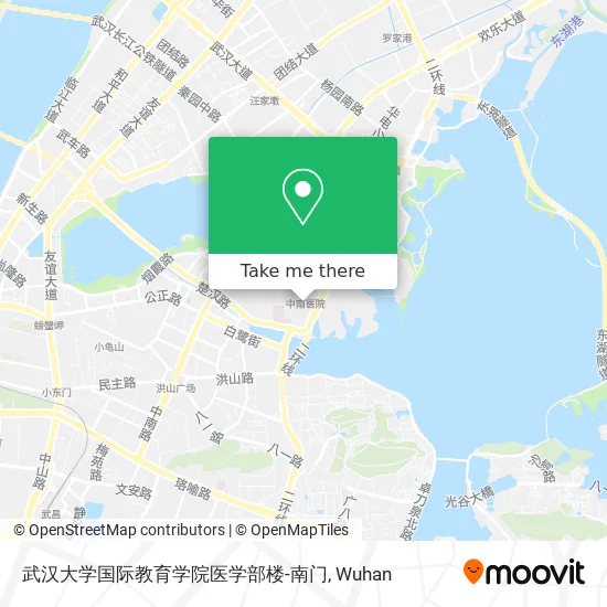 武汉大学国际教育学院医学部楼-南门 map