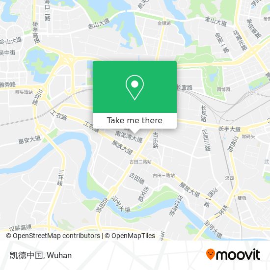 凯德中国 map
