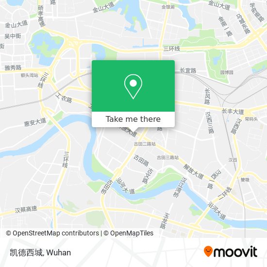 凯德西城 map
