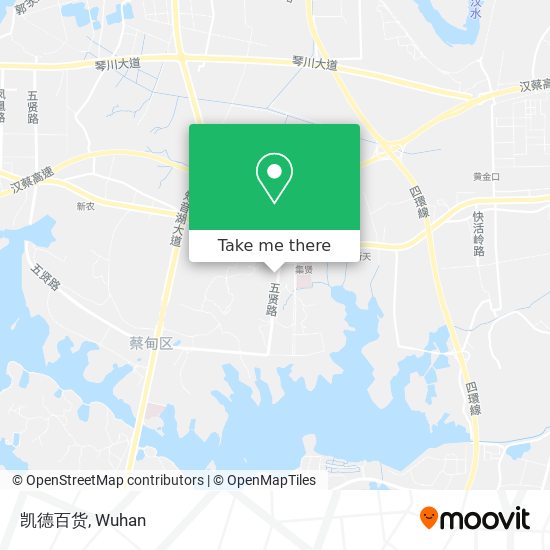 凯德百货 map