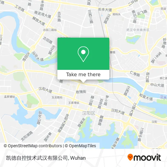 凯德自控技术武汉有限公司 map
