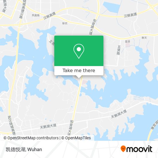 凯德悦湖 map