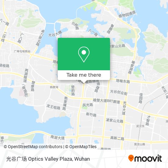 光谷广场 Optics Valley Plaza map