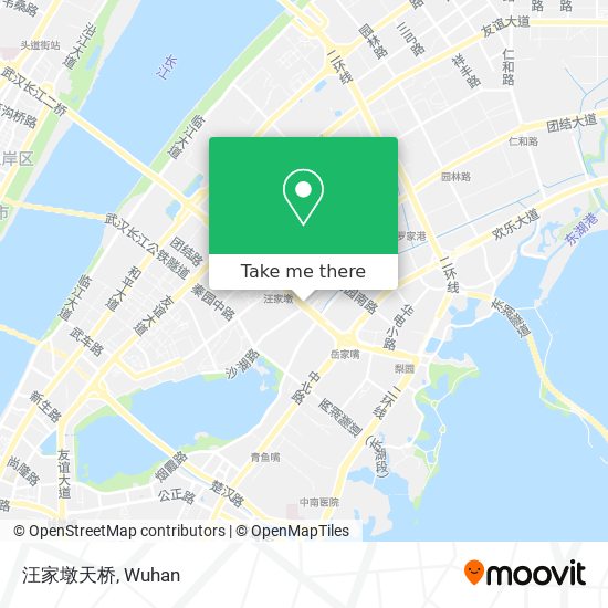 汪家墩天桥 map